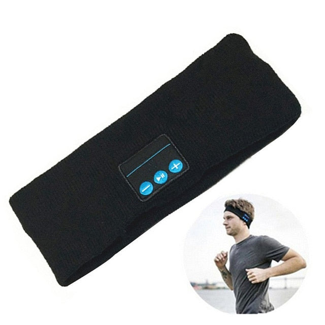 Wireless Bluetooth Headphone Yoga Headband Sport Smart Cap Speaker Stereo Scarf Headset With Mic Audifonos Bluetooth Inalambrico|Bluetooth Earphones & Headphones